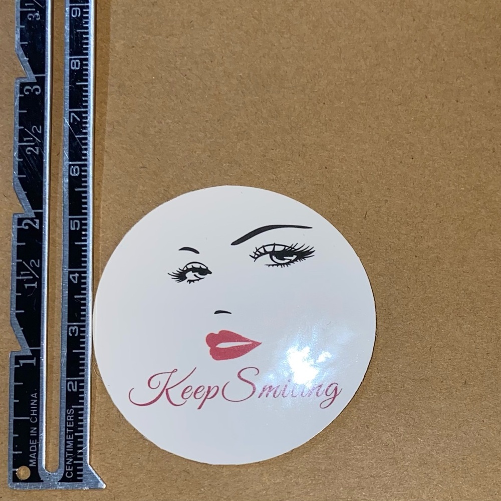 🌈20/$5🌈 Keep Smiling Sticker - Picture 2 of 3